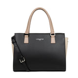 Sac porté main Smooth 437-03 Lancaster Noir/Nude
