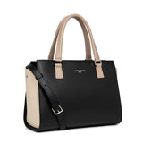 Sac porté main Smooth 437-03 Lancaster Noir/Nude