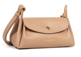 Petit sac à main en cuir Lancaster-Ida Naturel