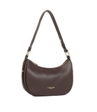 Sac besace en cuir Lancaster-Milano Aria Marron