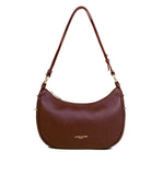 Sac besace en cuir Lancaster-Milano Aria Bordeaux