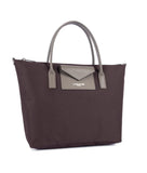Petit sac à main Lancaster Smart KBA Bordeaux Taupe