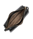 Sac à main besace en cuir Dune Lancaster Noir