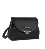 Petit sac à main en cuir Milano Pia Lancaster Noir