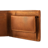 Portefeuille en cuir Chesterfield-Enzo Cognac