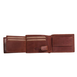 Portefeuille en cuir Chesterfield-Marvin Cognac
