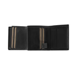 Petit portefeuille en cuir Chesterfield-Carl Noir