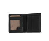 Petit portefeuille en cuir Chesterfield-Carl Noir
