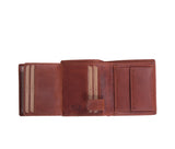 Petit portefeuille en cuir Chesterfield-Carl Cognac