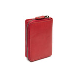 Porte-monnaie en cuir Chesterfield-Sionel Rouge