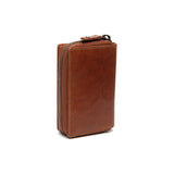 Porte-monnaie en cuir Chesterfield-Sionel Cognac