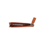 Porte-cartes extra plat en cuir Chesterfield Cognac