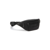 Sac banane Brana en cuir Chesterfield Noir
