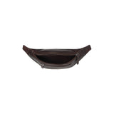 Sac banane Brana en cuir Chesterfield Marron