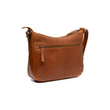 Sac à main à bandoulière en cuir Chesterfield-Loraine Cognac