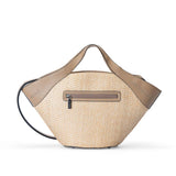 Sac à main en paille Biarritz Pralin