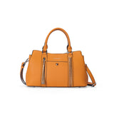 Sac à main Contraste Cognac