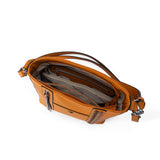 Sac besace Contraste Cognac
