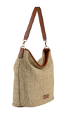 Sac à main porté épaule en paille Philippa