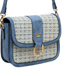 Sac à main à bandoulière Shai Lollipops Bleu