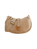 Sac à main bandoulière végan Woomen Crocus Beige