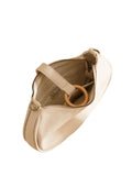 Sac à main bandoulière végan Woomen Crocus Beige