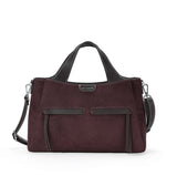 Sac à main Fauve effet daim Chocolat Mac Alyster