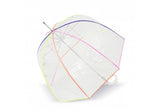 Transparent Bell Umbrella Isotoner Neon
