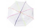 Transparent Bell Umbrella Isotoner Neon