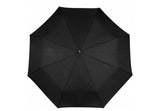 X-TRA Solid Isotoner Folding Umbrella Black Men 09379