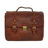 Katana oiled leather satchel briefcase