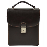 Leather bag with clasp Men Katana 63026