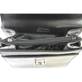 Leather bag with clasp Men Katana 63026