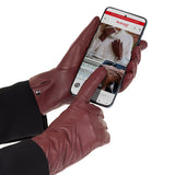 Women's Cashmere Lined Leather Gloves 85222
